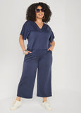 V Neck Athletic Knit Top