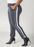 Pull On Striped Joggers