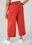 Athletic Knit Cropped Pants