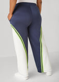 Two Tone Athletic Knit Pants