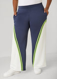 Two Tone Athletic Knit Pants