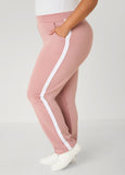 Two Tone Slim Leg Track Pants