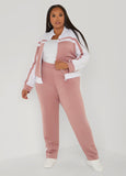 Two Tone Slim Leg Track Pants