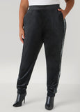 Sequined Velour Joggers