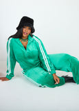 Striped Velour Track Jacket