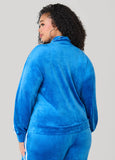 Striped Velour Track Jacket