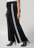 Stripe Trimmed Velour Track Pants
