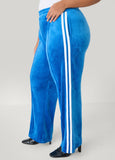 Striped Velour Track Pants