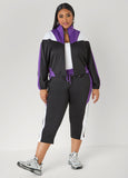 Plus Size capris plus size summer fashion casual short two piece set