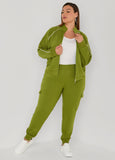 Piped French Terry Cargo Joggers