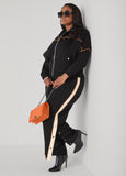 Piped Jersey Track Jacket