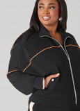 Piped Jersey Track Jacket