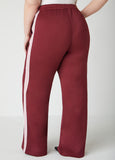 Embroidered Pique Track Pants