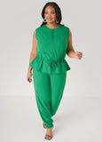 Storm Flap Drawstring Waist Vest