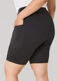 Cell Phone Pocket Biker Shorts