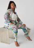 Status Print Mesh Track Jacket