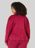 Ribbed Paneled Peplum Jacket