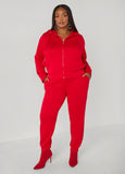 High Waist Luxe Soft Scuba Joggers