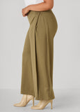 Pleated Luxe Soft Scuba Pants