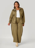 Pleated Luxe Soft Scuba Pants