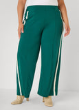 Striped Wide Leg Track Pants