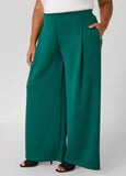 Luxe Soft Scuba Pleated Pants