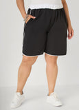 Piped Bermuda Shorts