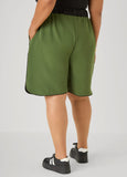 Piped Bermuda Shorts