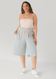 Foldover Drawstring Shorts