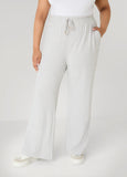 Greek Key Wide Leg Pants
