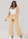 Greek Key Wide Leg Pants