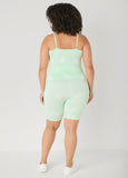 Tie Dyed Tank And Biker Shorts Set