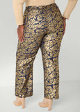 Shatter Print Straight Leg Jeans