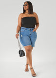 Fearless Distressed Denim Shorts