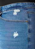 Fearless Distressed Denim Shorts