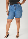 Fearless Distressed Denim Shorts