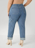 Cuffed Barrel Jeans