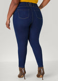 Gathered Skinny Jeans