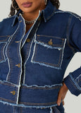 Frayed Denim Jacket