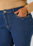 Stitch Detailed Skinny Jeans