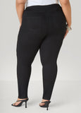 Pintucked Lace Up Jeans