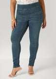 Plus Size High Waist Skinny Jeans Plus Size Laced Up Pull On Jeans