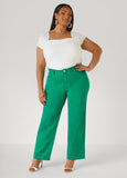 Mid Rise Straight Leg Jeans