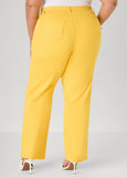 Mid Rise Straight Leg Jeans