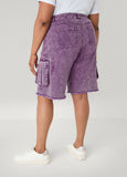 Stonewash Cargo Bermuda Shorts