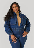 Denim Cargo Jacket