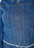 Studded Denim Jacket