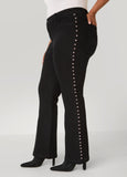 High Rise Studded Jeans