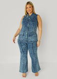 Stonewash Denim Wash Vest