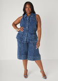 Stonewash Denim Wash Vest